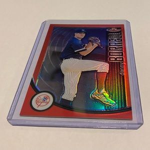 Danny Borrell Rare!! 2001 Topps Finest Refractor Baseball card vintage